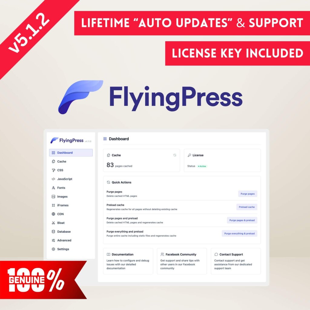 FlyingPress,Download FlyingPress,Lightweight Speed Optimization Plugin,Speed Optimization Plugin,Optimization Plugin for WordPress,Speed Optimization